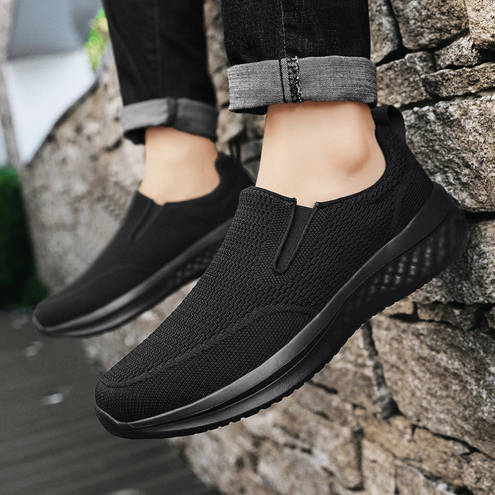 Unisex nan nahtloser Schlupfsneaker mit viskoelastischem Fußbett, flexibler Dämpfungssohle und atmungsaktivem Strickoberteil Echo Archiv