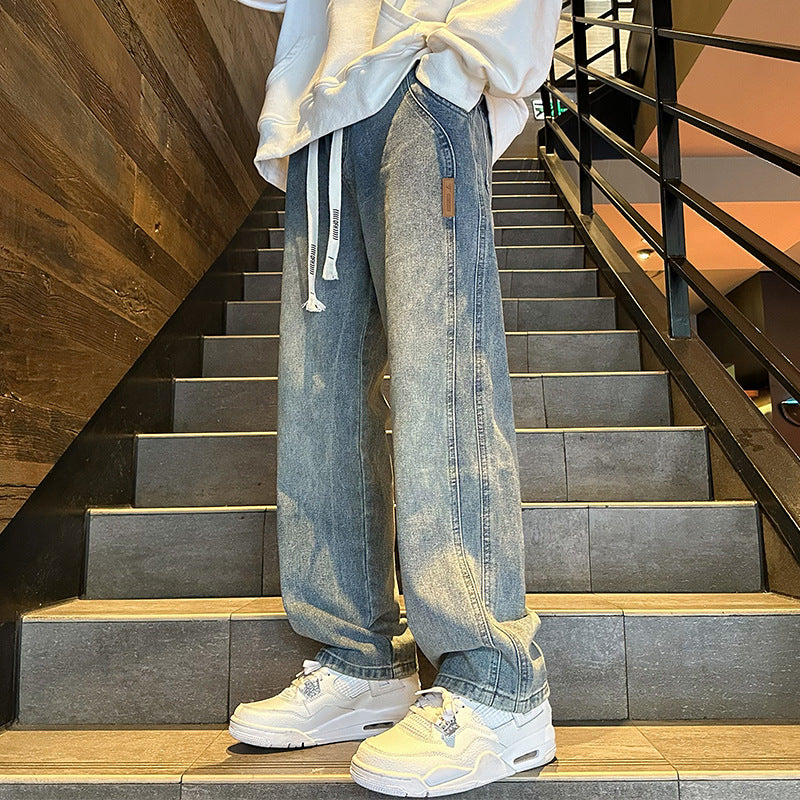 Herren lässige und weite Jeans Echo Archive