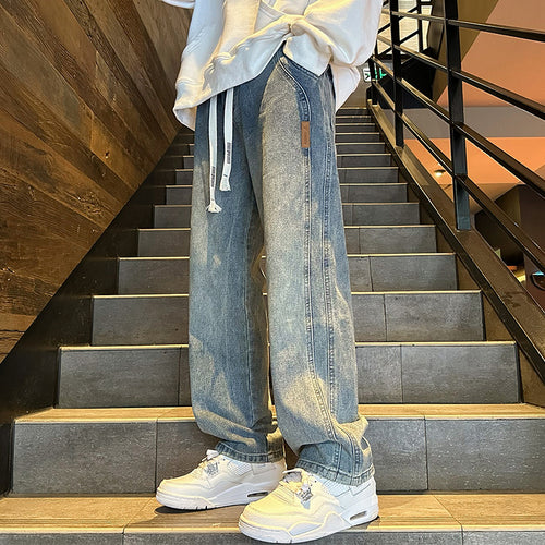 Herren lässige und weite Jeans Echo Archive