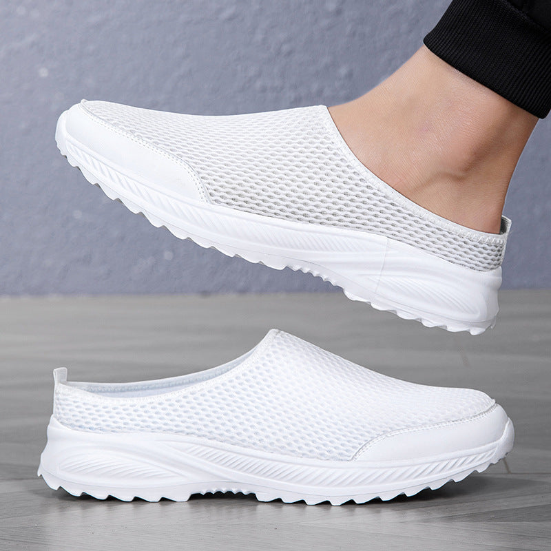 Unisex nan atmungsaktiver Mesh-Mule mit griffiger Flexlaufsohle und gepolstertem Komfortfußbett Echo Archiv
