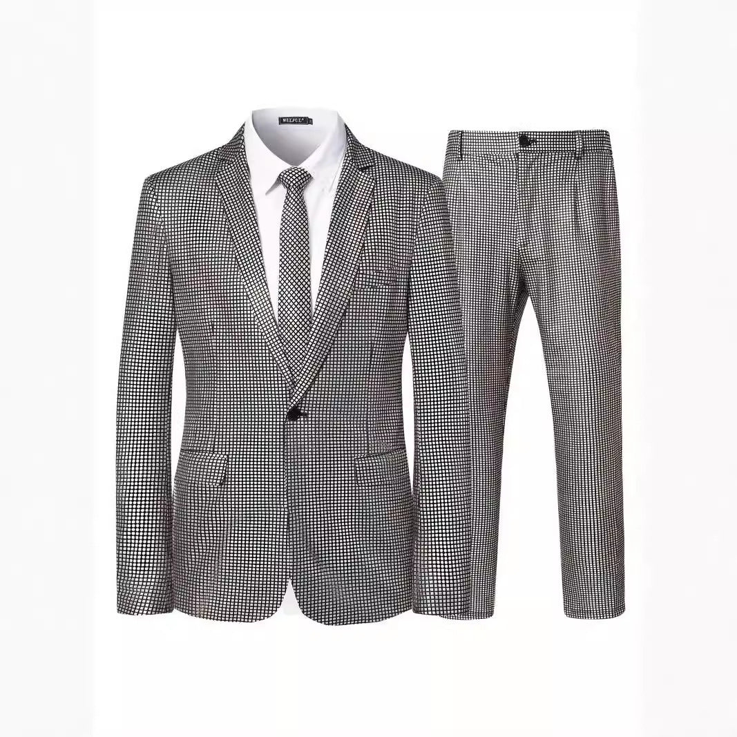 Herren Glitzerndes Anzugset Echoarchiv