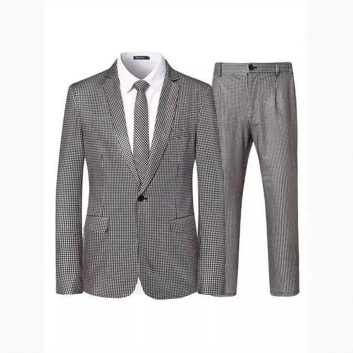 Herren Glitzerndes Anzugset Echoarchiv