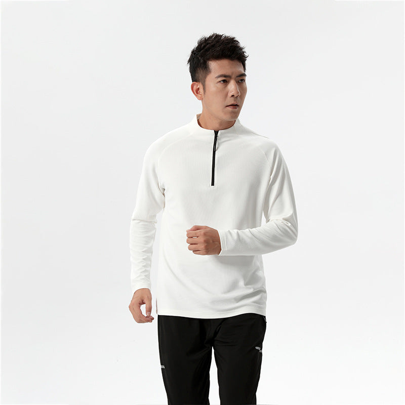 Herren Funktions-Langarmshirt mit Halbreißverschluss Echoarchiv
