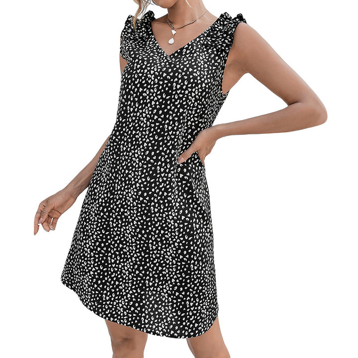 Damen Verspieltes Minikleid mit Rüschendetails Echo Archiv