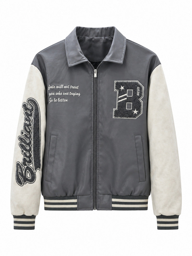 Herren Modische Bomberjacke mit Logo-Details Echo Archiv