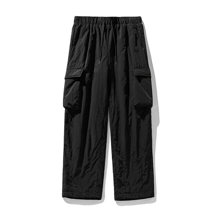 Unisex Cargo-Hose mit elastischem Bund, großen Klappentaschen und geradem Bein Echo Archiv