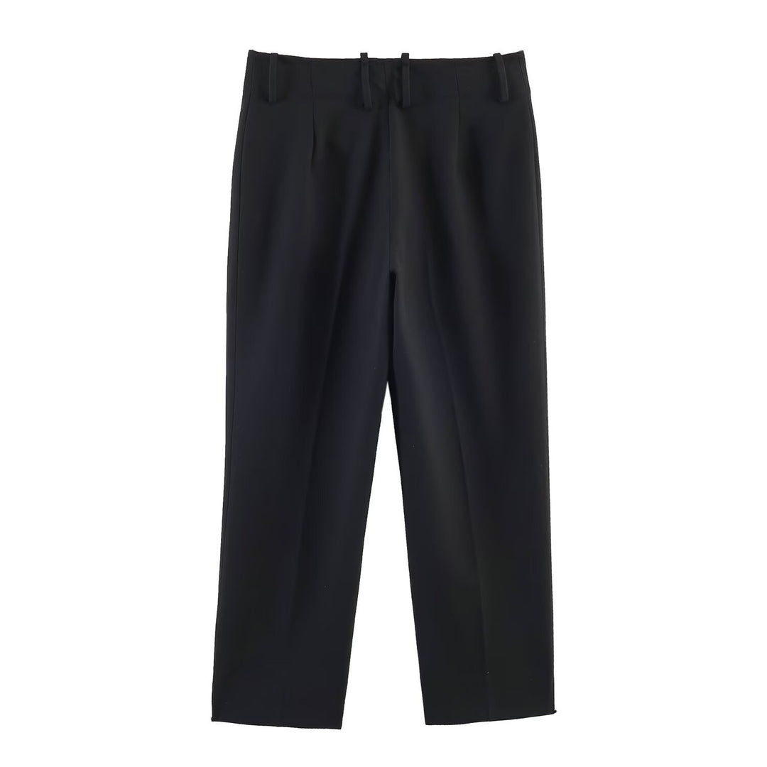 Damen elegante Stoffhose mit weitem Bein und optimierter Passform Echo Archiv