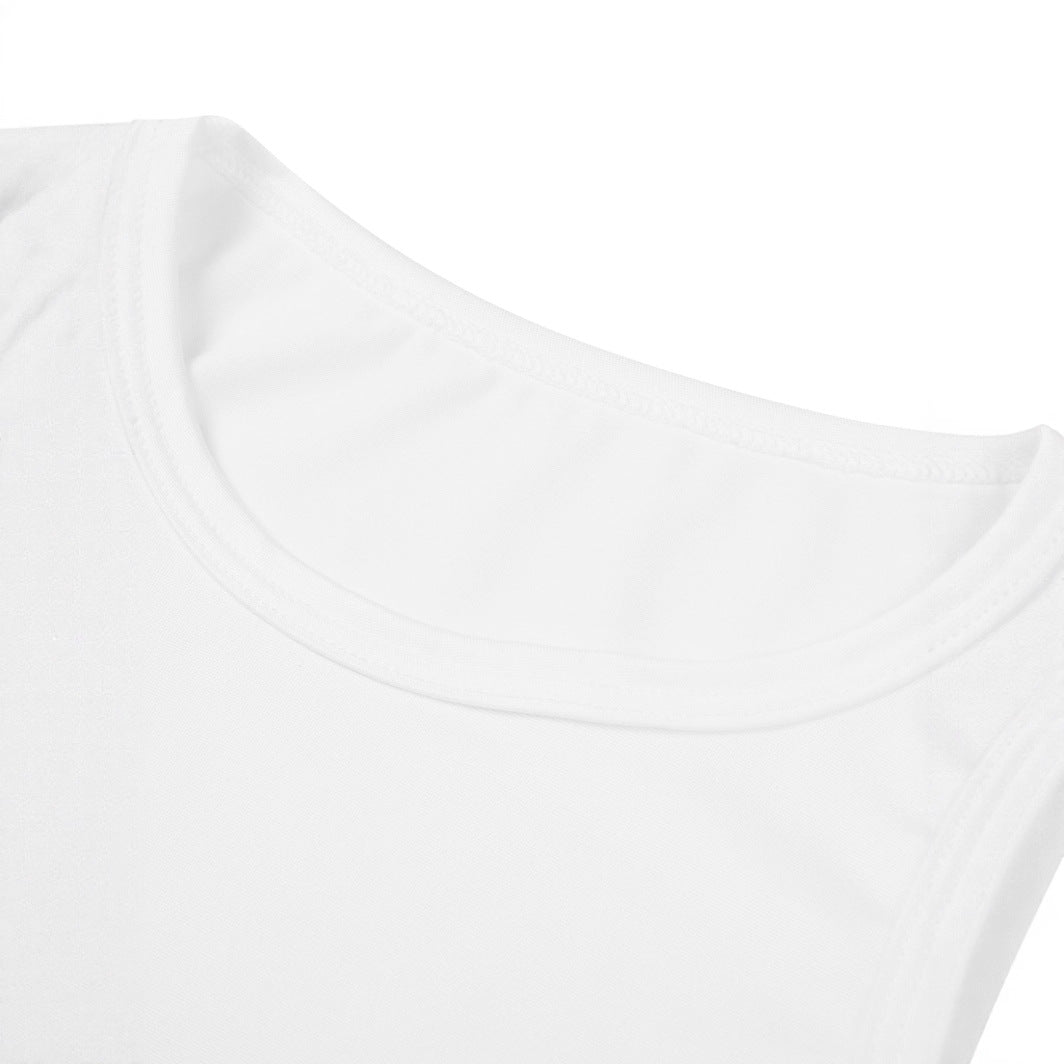 Damen Crop-T-Shirt mit kreativem Schriftzug und Schleifendetail Echo Archiv
