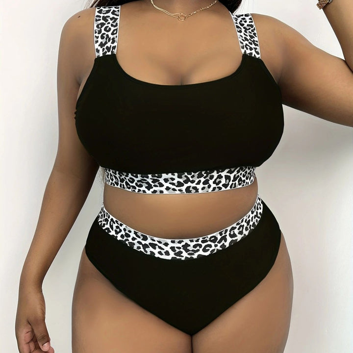 Damen Hochgeschnittenes Bikini-Set mit trendigem Tiermuster Echo Archiv