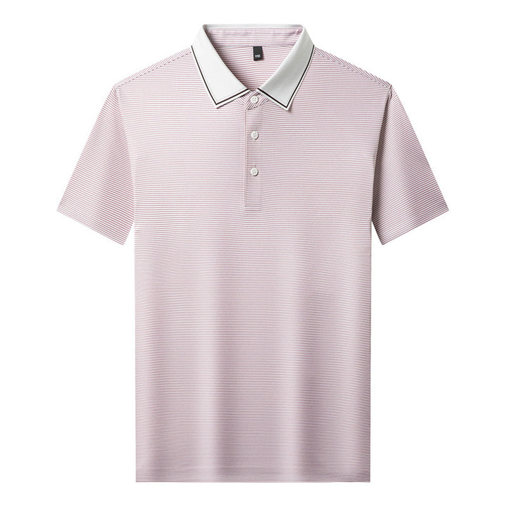 Herren Poloshirt mit modernen Streifen und komfortabler Passform Echoarchiv