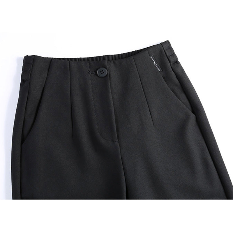 Damen Elegante und bequeme High-Waist Stoffhose Echoarchiv