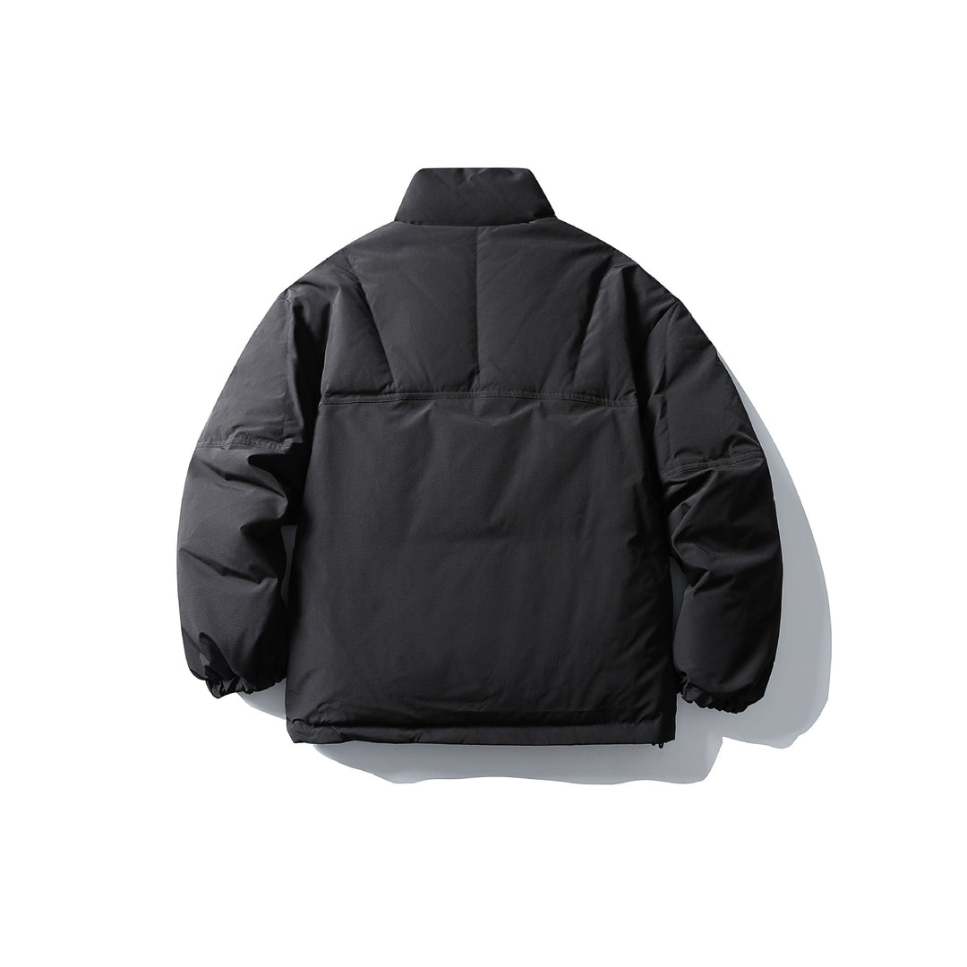 Herren Gesteppte Thermo-Isolationsjacke mit hohem Stehkragen Echoarchiv
