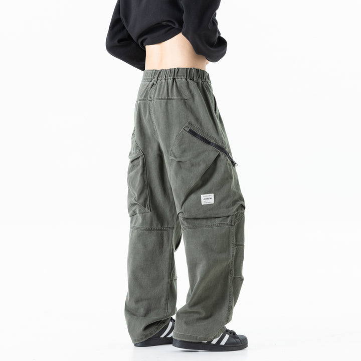 Herren Cargo-Hose mit elastischem Bund, multifunktionalen Taschen und verstellbarem Saum Echo Archiv