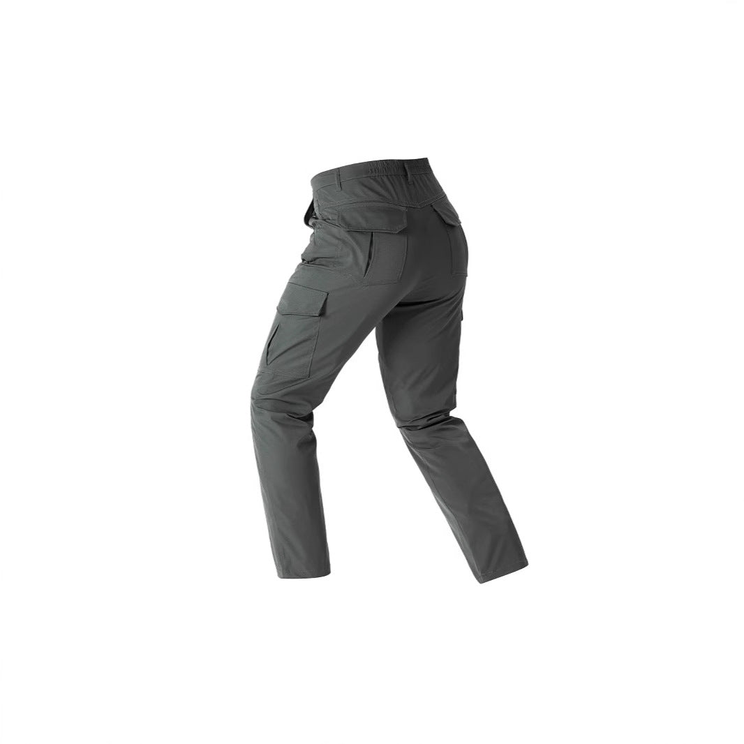 Herren Cargohosen mit vielseitigen Funktionstaschen und elastischem Bund Echoarchiv
