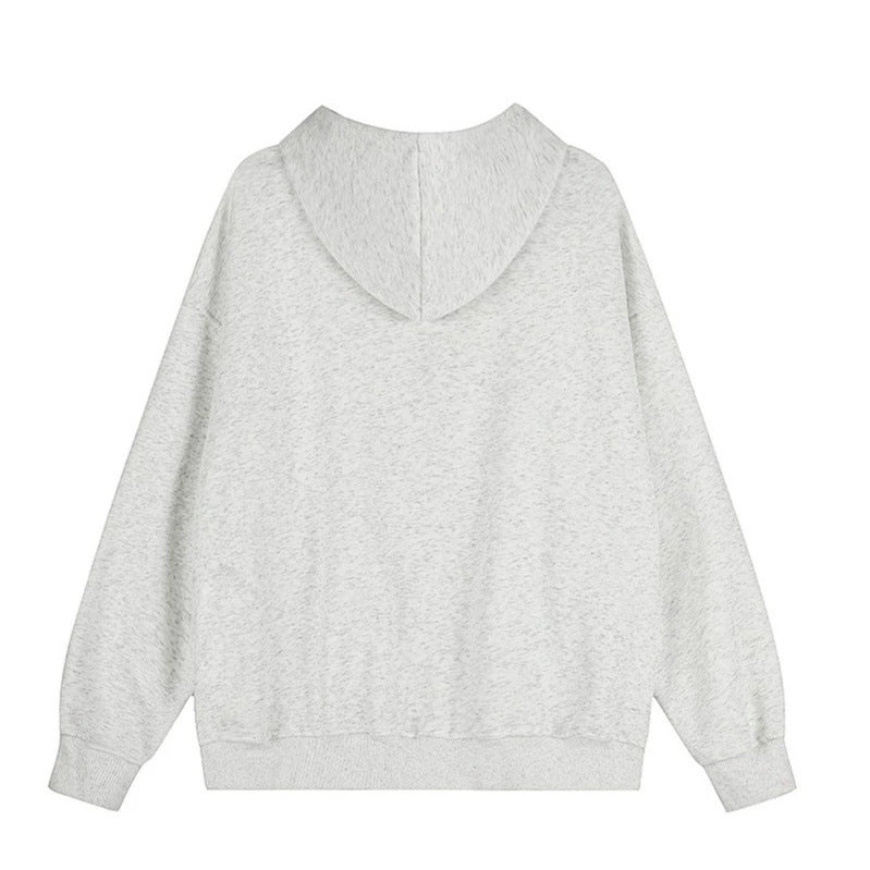 Damen Kapuzen‑Sweatjacke im Oversize‑Used‑Look mit Nietverzierung und durchgehendem Reißverschluss Echoarchiv