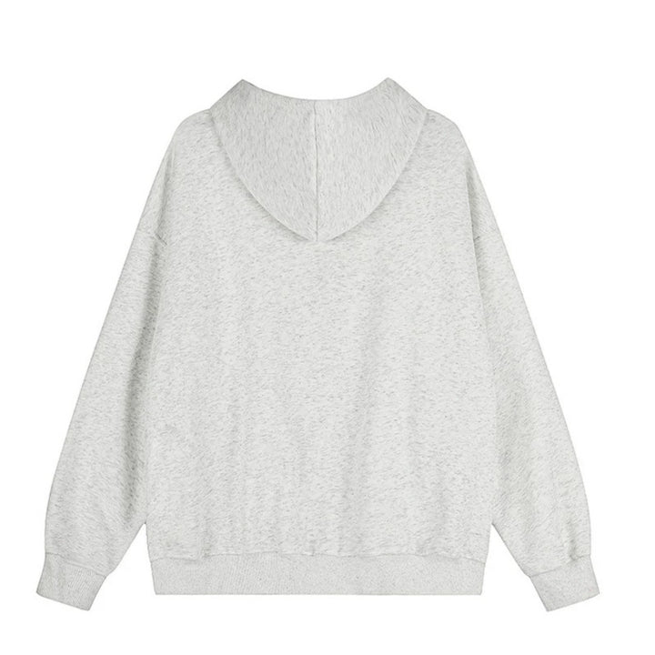 Damen Kapuzen‑Sweatjacke im Oversize‑Used‑Look mit Nietverzierung und durchgehendem Reißverschluss Echoarchiv