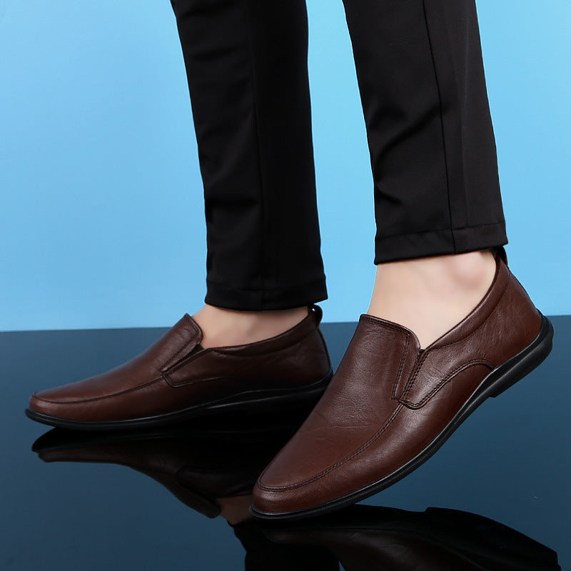 Herren Eleganter Slip-On Business-Halbschuh mit gepolstertem Komfortfußbett Echoarhiv