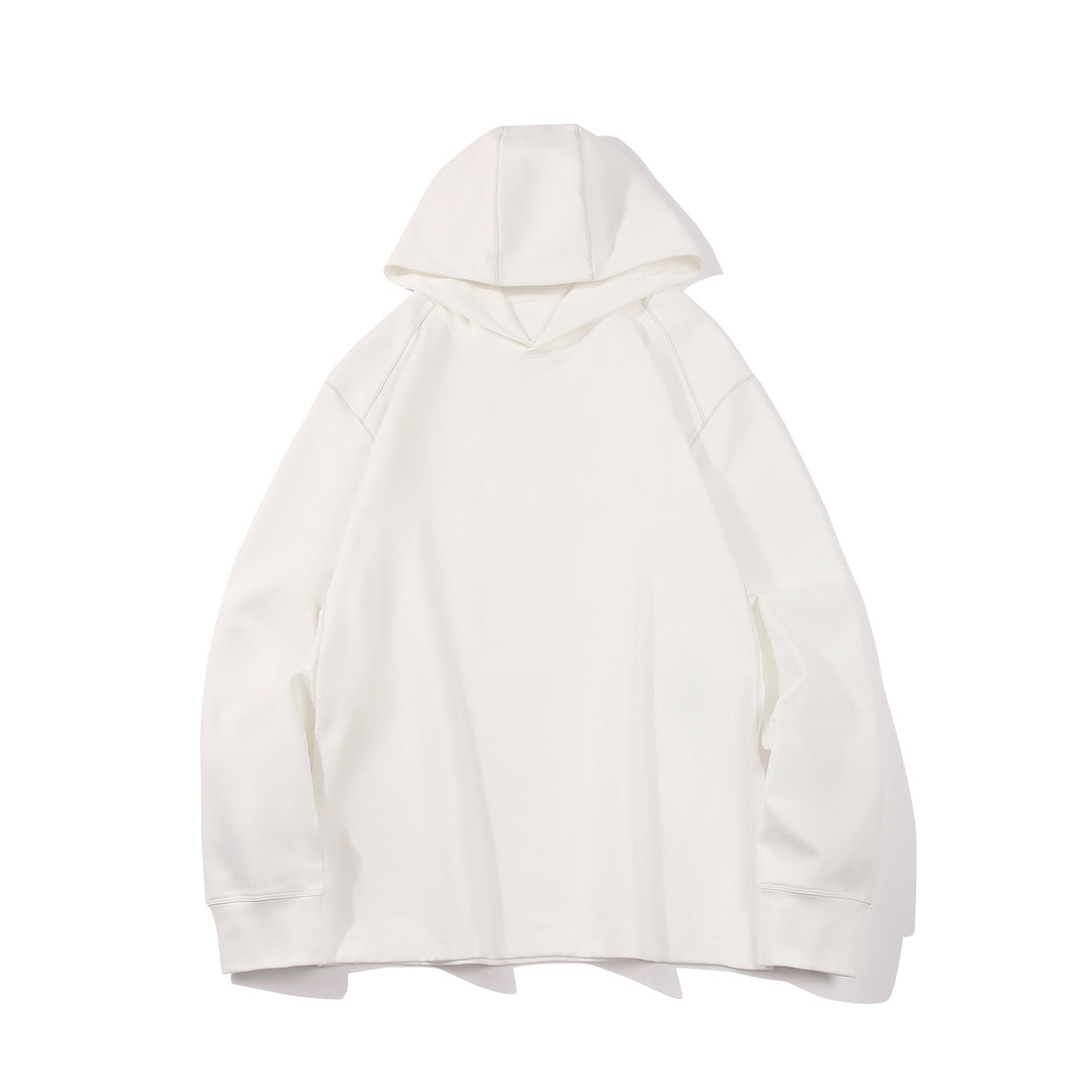 Herren Oversized Kapuzenpullover aus schwerer Baumwollmischung mit Kontrastnähten und Raglanärmeln Echo Archiv