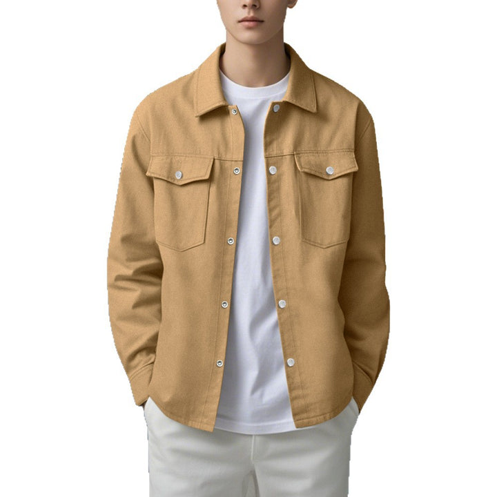 Herren modische Hemdjacke mit praktischen Brusttaschen und modernem Schnitt Echoarchiv