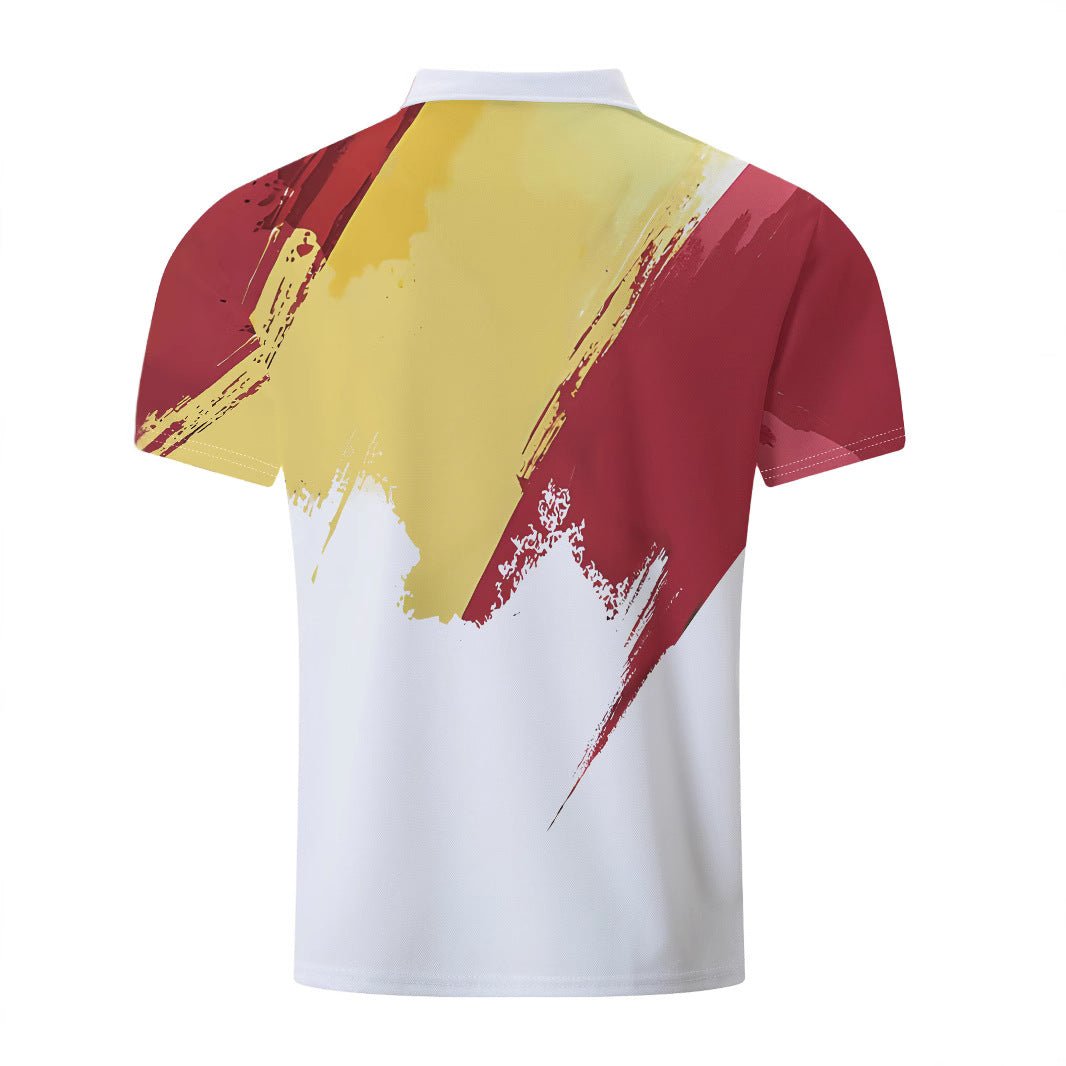 Herren Poloshirt mit modernem Farbdesign Echoarchiv