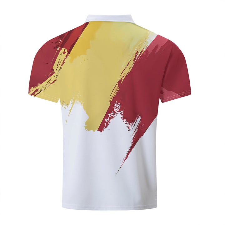 Herren Poloshirt mit modernem Farbdesign Echoarchiv