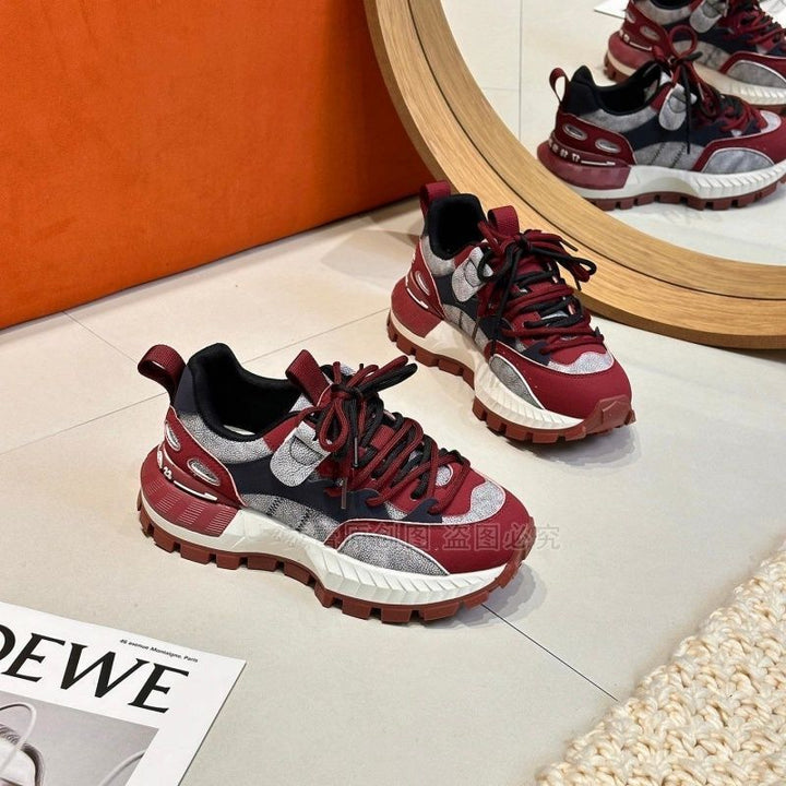 Damen Sportliche Sneaker mit rutschfester Profilsohle und atmungsaktivem Obermaterial Echo Archiv