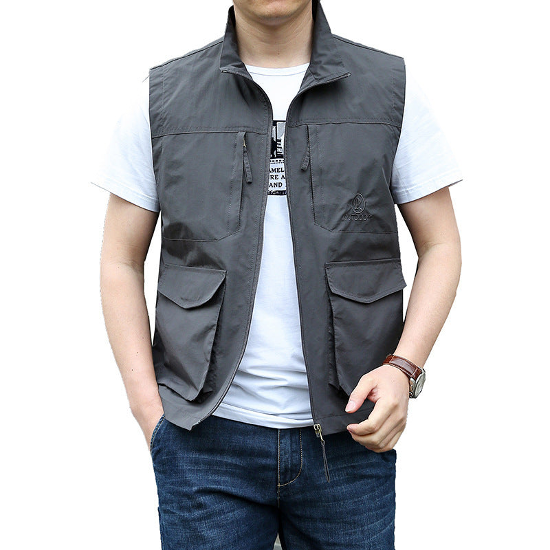 Herren Outdoor Weste Echo Archiv