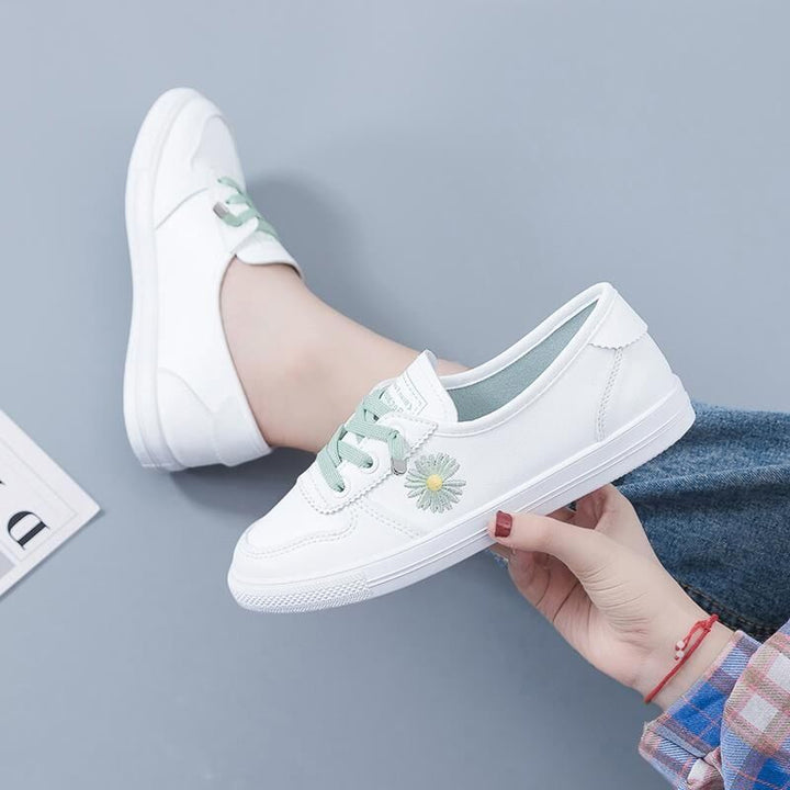 Damen Sneaker mit floralem Stickdesign und atmungsaktivem Obermaterial Echo Archiv