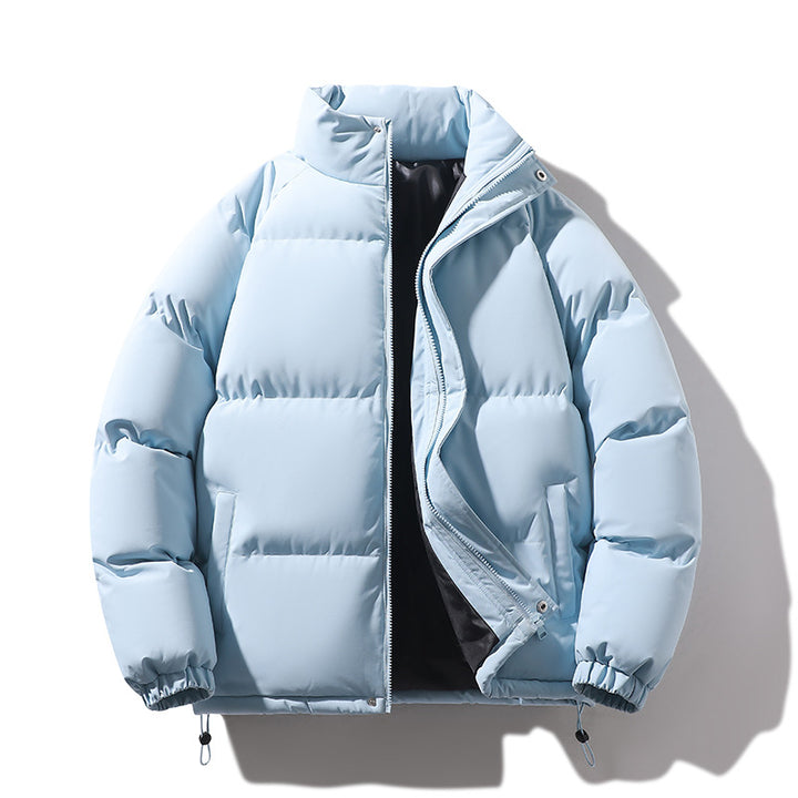 Unisex Wattierte Steppjacke aus Daunenimitat mit hohem Kragen und Kordelzug Echo Archiv