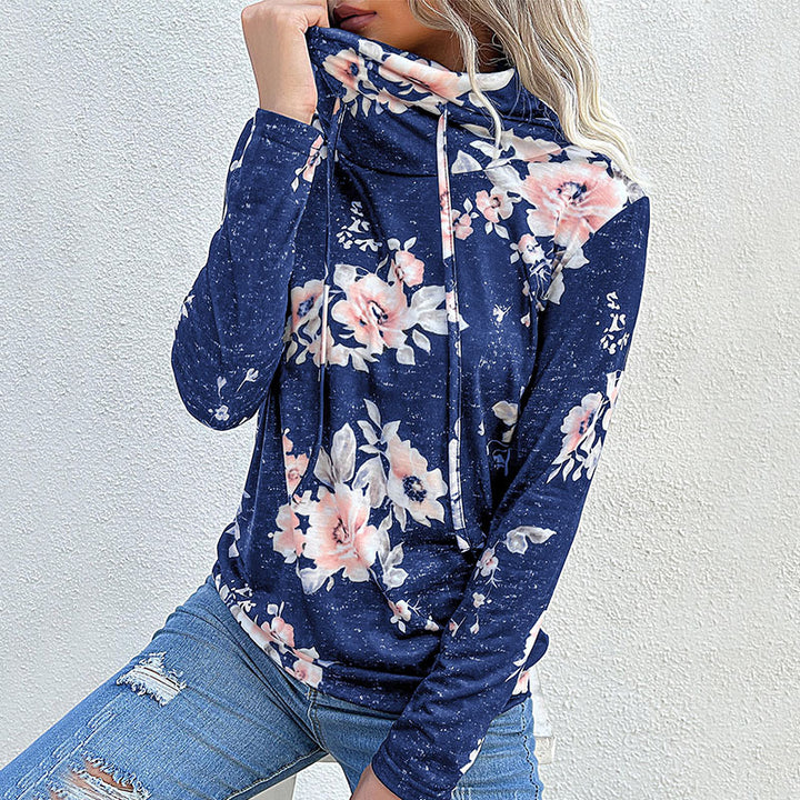 Damen Floral Motiv Hoodie Echo Archiv