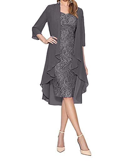 Elegantes Chiffonkleid