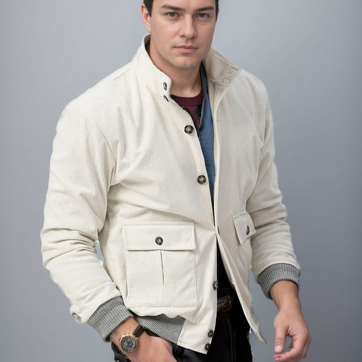 Herren modische Baumwolljacke mit praktischem Taschen Echoarchiv