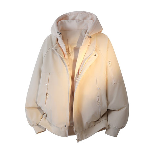 Herren Wasserabweisende Layering-Bomberjacke mit herausnehmbarer Kapuzen-Innenjacke Echoarchiv