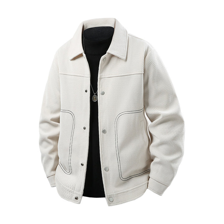 Herren Freizeitjacke mit großzügigen Taschen und eleganter Textur Echo Archiv