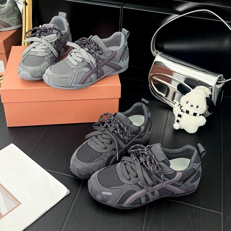 Damen Sportliche Sneaker mit atmungsaktiven Mesh-Einsätzen und stabiler Sohle Echo Archiv