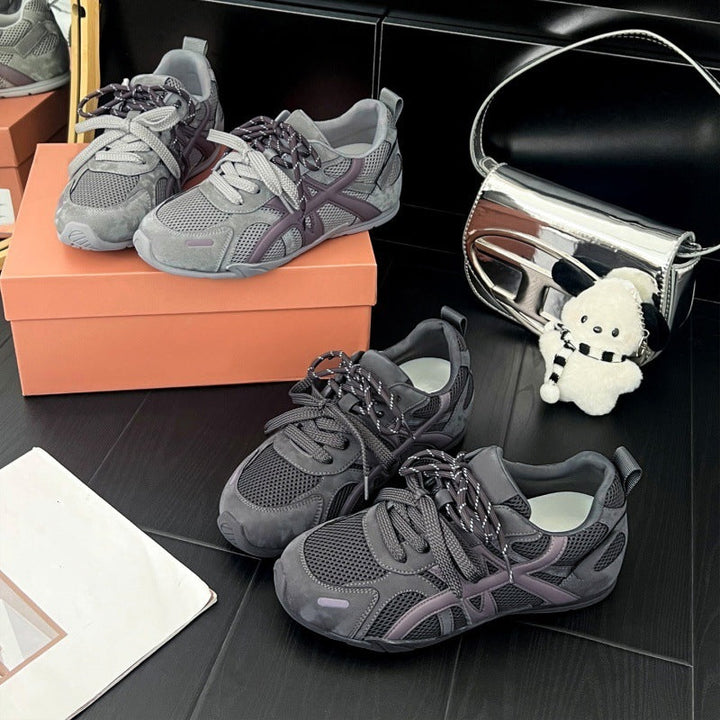Damen Sportliche Sneaker mit atmungsaktiven Mesh-Einsätzen und stabiler Sohle Echo Archiv
