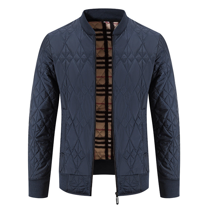 Herren Steppjacke mit modernem Design und praktischem Reißverschluss Echoarchiv