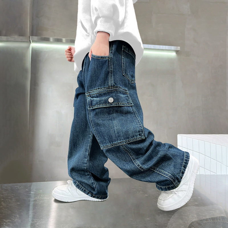 Damen lässige Cargo-Jeans von Echo Archiv