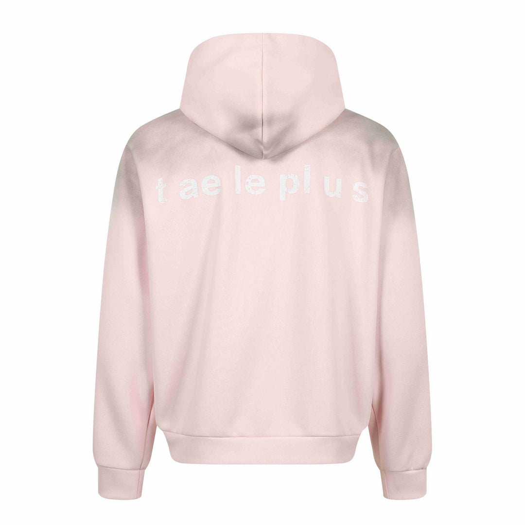 Damen Zip-Hoodie mit gesticktem Einhorn-Motiv und Musikpatch Echoarchiv