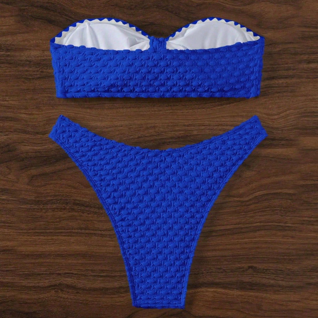 Damen Bandeau Bikinis mit einzigartiger Struktur Echo Archiv