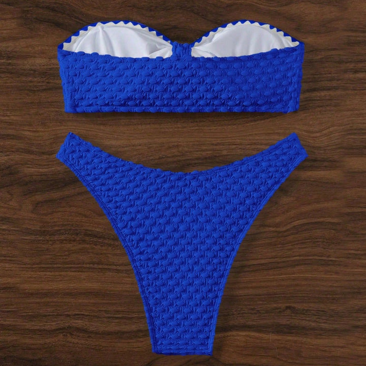 Damen Bandeau Bikinis mit einzigartiger Struktur Echo Archiv