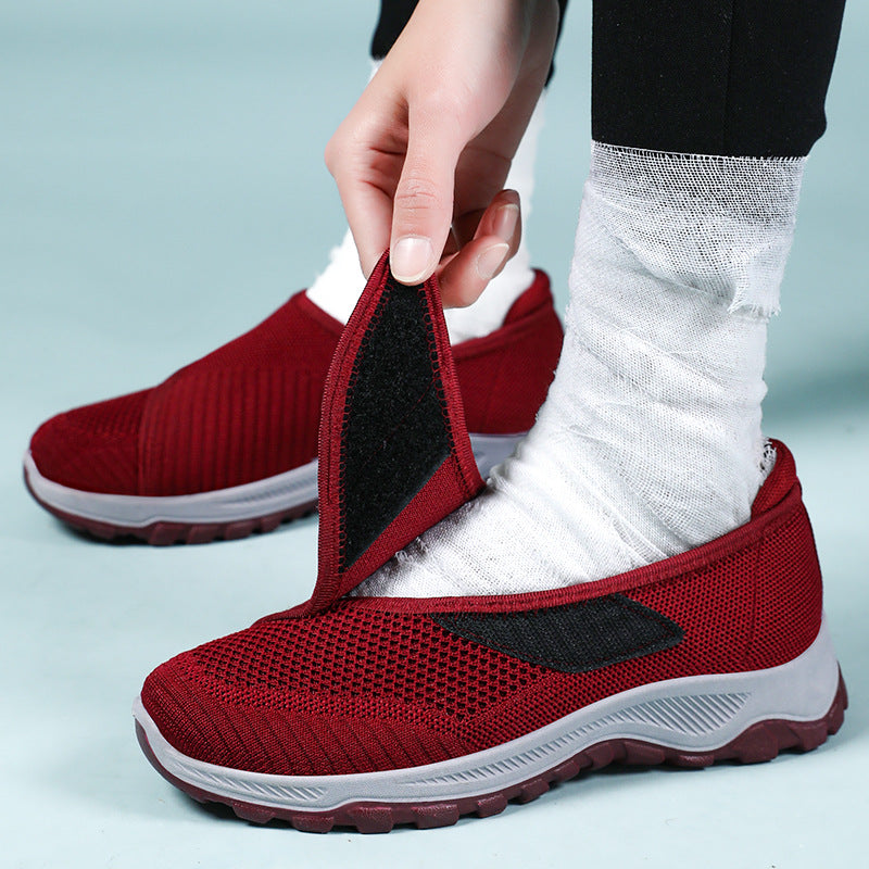 Damen Atmungsaktive Slip-On-Sneakers Echo Archiv
