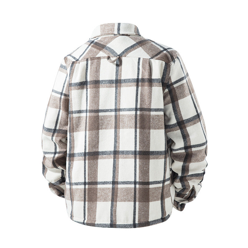 Herren Karierte Flanelljacke mit praktischen Taschen Echo Archiv