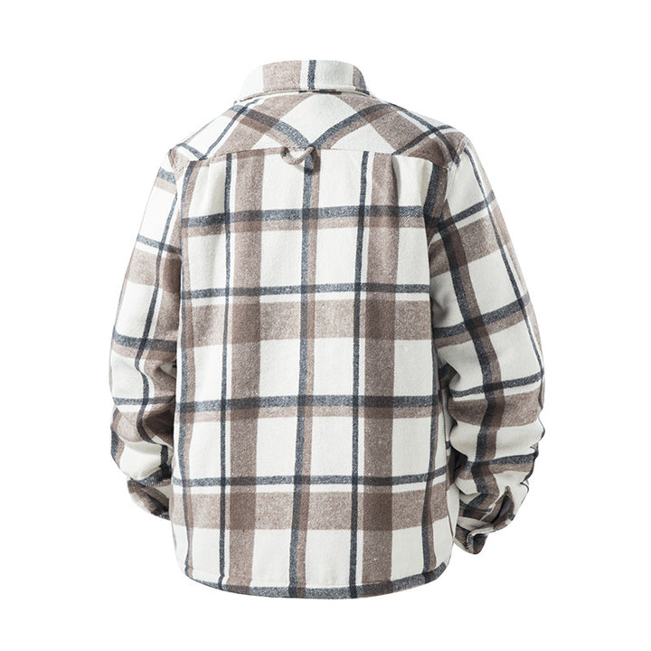 Herren Karierte Flanelljacke mit praktischen Taschen Echo Archiv