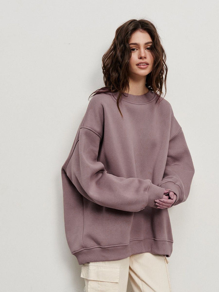 Damen Oversized SwEchoarchivtshirt im lässigen Stil mit übergroßen Ärmeln und elastischen Bündchen Echoarchiv