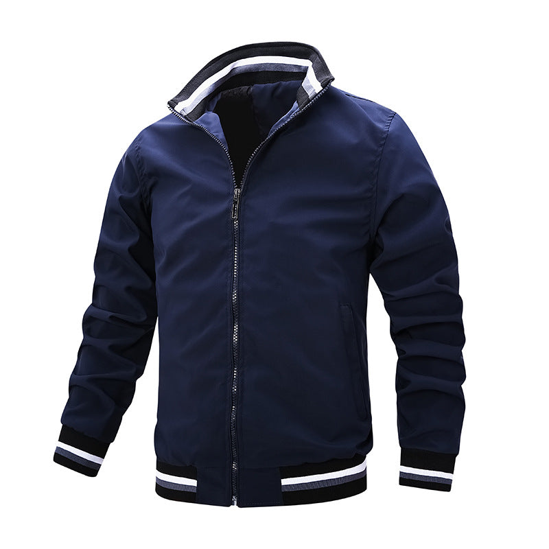 Herren Sportliche Übergangsjacke mit kontrastierenden Akzenten Echo Archiv