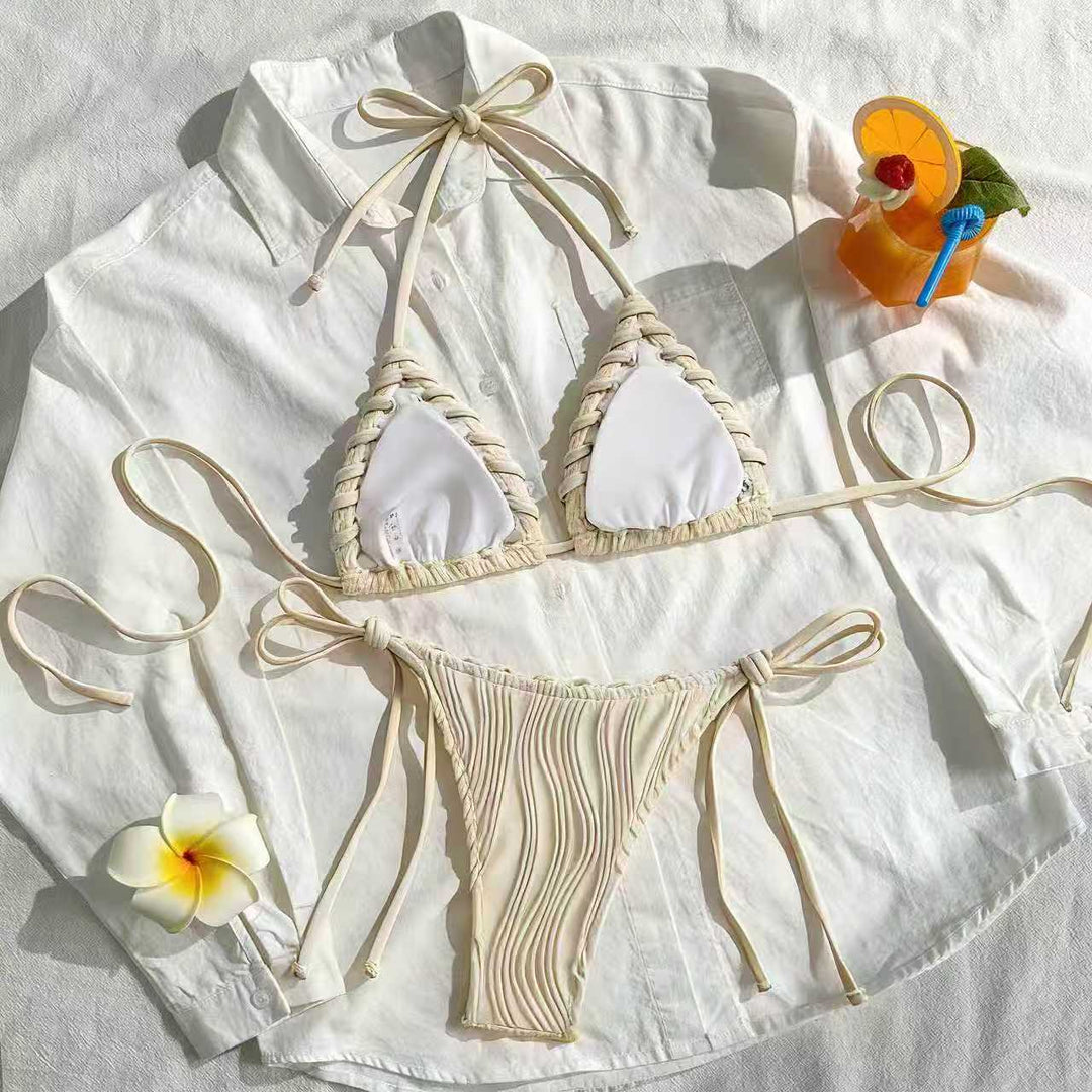 Damen Bikini-Set mit elegantem Rüschendesign und verstellbaren Trägern Echo Archiv