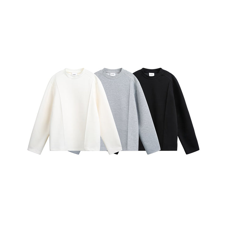 Unisex Oversize‑Sweatshirt mit Raglanärmeln und minimalistischen Teilungsnähten Echoarchiv
