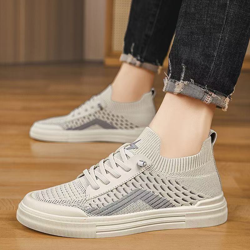 Herren Atmungsaktive Strick-Sneaker mit sockenhaftem Schaft und dämpfender Gummisohle Echoarhiv – Norré