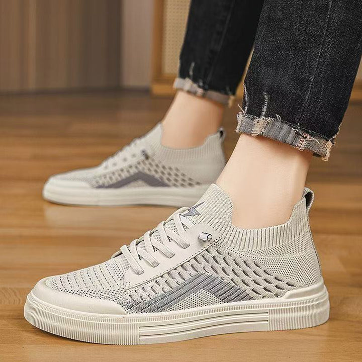 Herren Atmungsaktive Strick-Sneaker mit sockenhaftem Schaft und dämpfender Gummisohle Echoarhiv – Norré